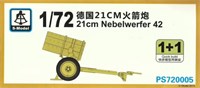 PS720005  техника и вооружение  21cm Nebelwerfer 42 1+1 Quickbuild  (1:72) 2000000192727