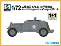 PS720013  техника и вооружение  Maschinengewehrkraftwagen (Kfz. 13) 1+1 Quickbuild  (1:72) 2000002048053
