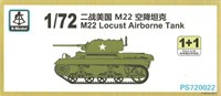 PS720022  техника и вооружение  M22 Locust Airborne Tank 1+1 Quickbuild  (1:72) 2000000192796