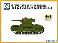 PS720032  техника и вооружение  T-26B Light Tank Mod.1933 1+1 Quickbuild  (1:72) 2000000192833