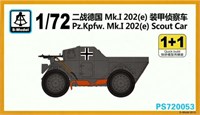 PS720053  техника и вооружение  Pz.Kpfw. Mk.I 202 (e) Scout Car 1+1 Quickbuild  (1:72) 2000000192895