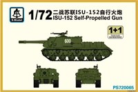 PS720065  техника и вооружение  ISU-152 Self-Propelled Gun 1+1 Quickbuild  (1:72) 2000000192932