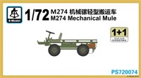PS720074  техника и вооружение  M274 Mechanical Mule 1+1 Quickbuild  (1:72) 2000002048077
