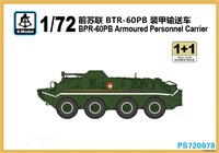 PS720078  техника и вооружение BTR-60PB Armoured Personnel Carrier 1+1 Quickbuild  (1:72) 2000000227771