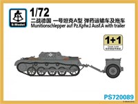 PS720089  техника и вооружение  Munitionsschlepper auf Pz.Kpfw. I Ausf. A with Trailer 1+1  (1:72) 2000000192970