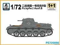PS720096  техника и вооружение  Pz.kpfw. I Ausf.B 1+1 Quickbuild  (1:72) 2000000193007