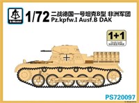 PS720097  техника и вооружение  Pz.Kpfw. I Ausf. B DAK 1+1 Quickbuild  (1:72) 2000000217512
