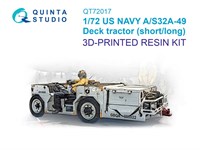 QT72017  техника и вооружение  Палубный тягач US NAVY AS32A-49, короткая/длинная версия (1:72) 2000002191759