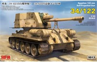RM-5013  техника и вооружение  Танк-34/122 Egyptian 122 mm Self-Propelled Gun  (1:35) 4897062620224