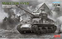 RM-5135  техника и вооружение  M4A3 Sherman 76W VVSS Late w/Interior Standard Version  (1:35) 4897062622181