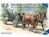 RV35012  техника и вооружение  IF.5 Maschinengewehrwagen 36 German horse Wagen + (3 figures)  (1:35) 4544032741945