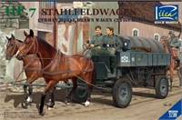 RV35043  техника и вооружение  HF.7 Stahlfeldwagen German Horse Drawn Wagen (2 Figures)  (1:35) 6953391900456