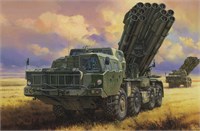 SS-009  техника и вооружение  9A52-2 Smerch Russian Long-Range Rocket Launcher  (1:35) 4897038550784