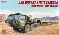 UA72083  техника и вооружение  USA M983A2 HEMTT Tractor with M870A1 Semi-Trailer (1:72) 2000000170428