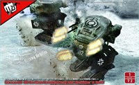 UA72195  техника и вооружение  German BLF-100 Ein Mann Kampffahrzeug (4 Units)  (1:72) 2000000099910