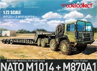 UA72341  техника и вооружение  NATO M1014 8x8 High-MobilityTruck with M870A1 Semi-Trailer (1:72) 4589462477101