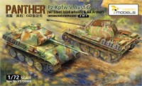 VS720009  техника и вооружение  Panther Pz.Kpfw.V Ausf.G (w/Steel road wheels &amp; AA Armour)  (1:72) 4580702134853