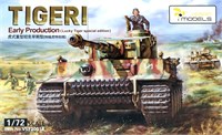 VS720018  техника и вооружение  Tiger I Early Production  (1:72) 4580702156831