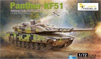 VS720029S  техника и вооружение  Panther KF51 (Deluxe Edition) w/camouflage mask+metal barrel (1:72) 4571628227118