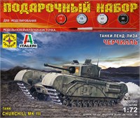ПН307243  техника и вооружение  Черчилль. Серия: танки ленд-лиза  (1:72) 4607061768953