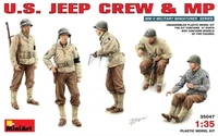 35047  фигуры  U.S. JEEP CREW &amp; MP  (1:35) 4820041100899