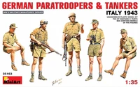 35163  фигуры  GERMAN PARATROOPERS &amp; TANKERS Italy 1943  (1:35) 4820041102831