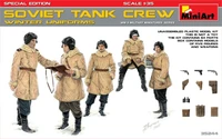 35244  фигуры  SOVIET TANK CREW WINTER UNIFORMS SPECIAL EDITION  (1:35) 4820183311160