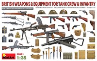 35361  дополнения из пластика  BRITISH WEAPONS &amp; EQUIPMENT FOR TANK CREW &amp; INFANTRY  (1:35) 4820183314055