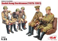 35636  фигуры  Советские военнослужащие (1979-1991) 5 фигур  (1:35) 2000000064468