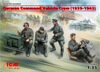 35644  фигуры  German Command Vehicle Crew (1939-1942) (4 figures)  (1:35) 2000000103709