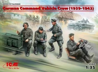 35644  фигуры  German Command Vehicle Crew (1939-1942) (4 figures)  (1:35) 2000000103709