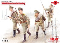 35677  фигуры  Пехота российской императорской армии 1МВ  (1:35) 2000000062815