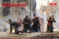 35680  фигуры  WWI Belgian Infantry  (1:35) 4823044408184