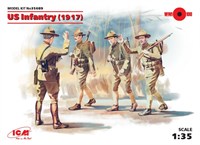 35689  фигуры  Пехота США (1917г.)  (1:35) 2000000070513