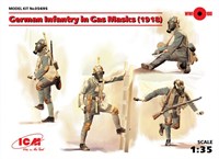 35695  фигуры  German infantry in gas masks  (1:35) 2000000083377