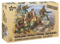 3599  фигуры  Немецкие горные стрелки "Эдельвейс" (1:35) 4600327035998