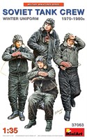 37063  фигуры  SOVIET TANK CREW 1970-1980s. WINTER UNIFORM  (1:35) 4820183312587