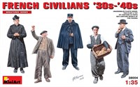 38004  фигуры  FRENCH CIVILIANS ’30s-’40s  (1:35) 4820041103081