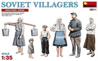38011  фигуры  SOVIET VILLAGERS  (1:35) 4820183310873
