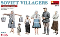 38011  фигуры  SOVIET VILLAGERS  (1:35) 4820183310873
