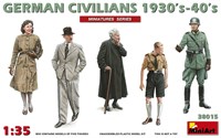 38015  фигуры  GERMAN CIVILIANS 1930’s-1940’s  (1:35) 4820183311047