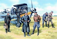 48082  фигуры  Пилоты и техники ВВС Германии (1939-1945) (1:48) 2000000003207