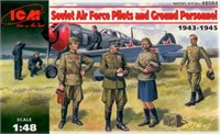48084  фигуры  Пилоты и техники ВВС СССР (1943-1945 г.) (1:48) 2000000003221