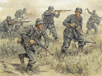 6033  фигуры  WWII- GERMAN INFANTRY (1:72) 8001283860338