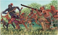 6061  фигуры  INDIAN WARRIORS (AMERIC.IND.WARS) (1:72) 8001283060615
