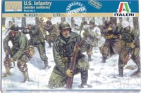 6133  фигуры  WWII- U.S. Infantry (winter uniform)   (1:72) 2000002099512