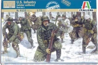 6133  фигуры  WWII- U.S. Infantry (winter uniform)   (1:72) 2000002099512