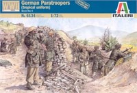 6134  фигуры  WWII-  German Paratroopers (Tropical uniform)    (1:72) 2000002092636