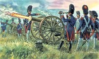 6135  фигуры  FRENCH IMPERIAL GUARD ARTILLERY (NAP. WARS) (1:72) 8001283061353
