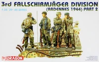 6143  фигуры German 3rd Fallschirmjager Division Pt 2 Ardennes 1944 (1:35) 89195861436